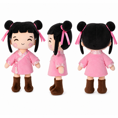 "Nini" Asian Plush Doll – Poco Pals