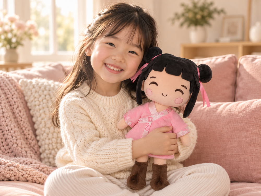 The joy of holding a familiar little friend